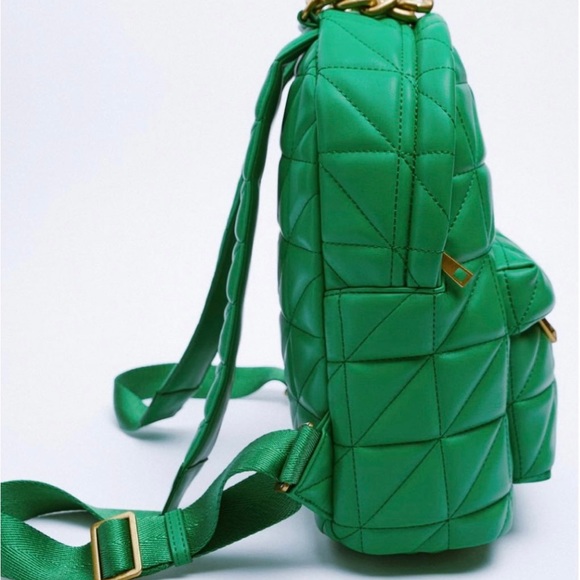 Zara Emerald Green Backpack - Picture 3 of 5